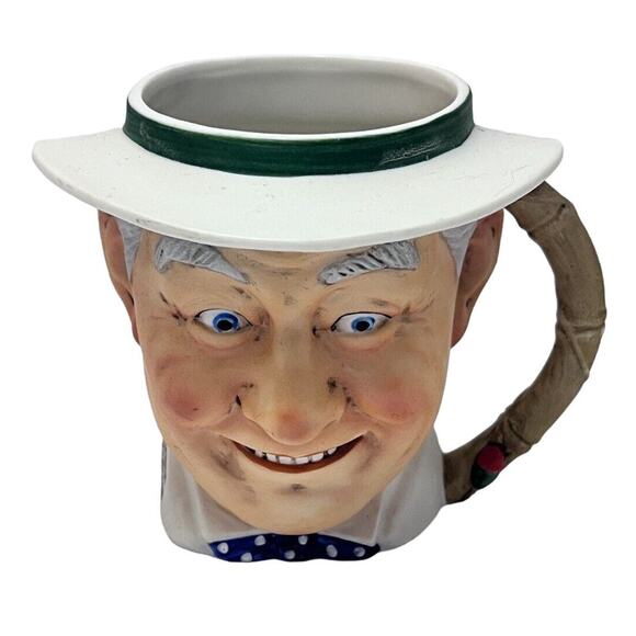 1979 Norman Rockwell Toby Mug Dave Grossman NRM-6 Saturday Evening Post Japan - Picture 1 of 6